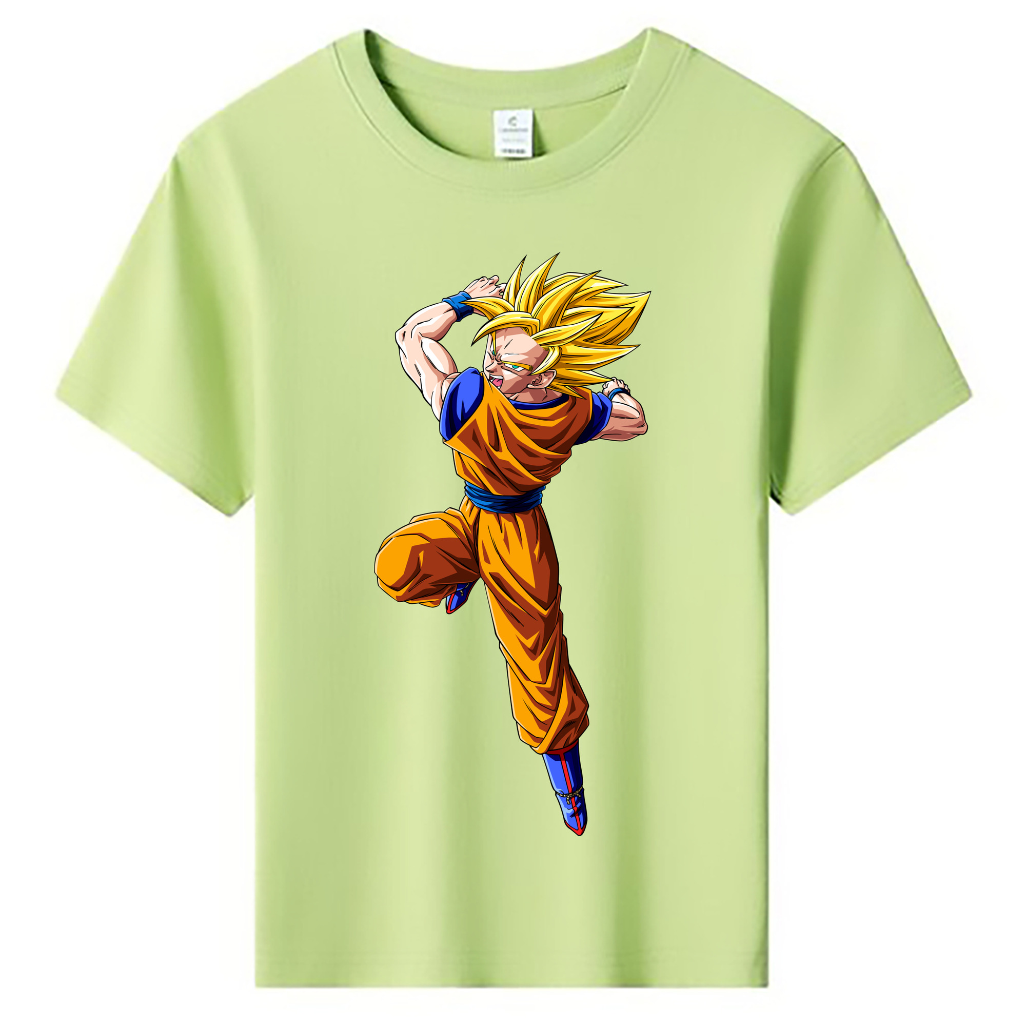 （画像用） ドラゴンボール 孫悟空（そん ごくう）Son Goku カカロット DRAGON BALL Kakarotto 綿100％キッズTシャツ（フロントプリント）